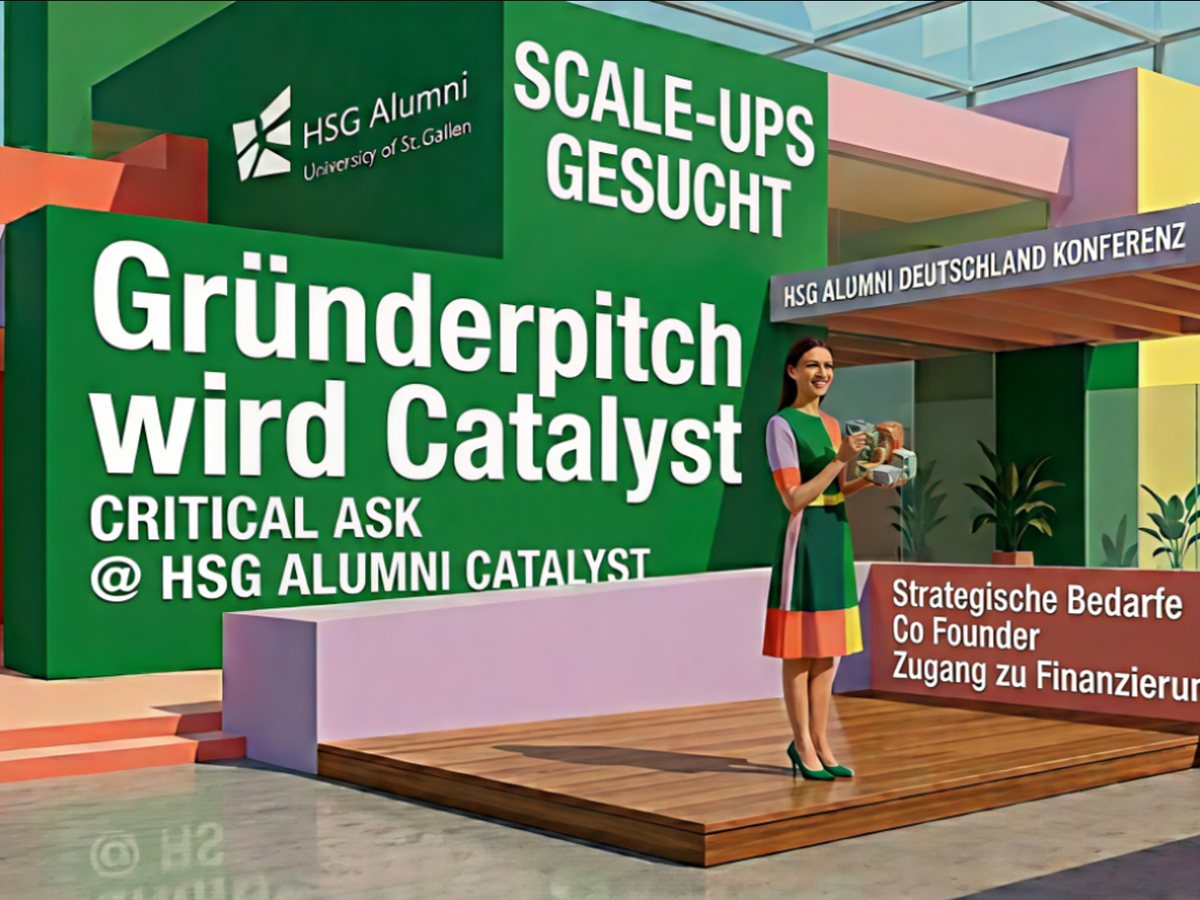 HSG Alumni Catalyst – Scale-up Pitch der Deutschland Konferenz, Nachfolger des HSG Alumni Gründerpitchs